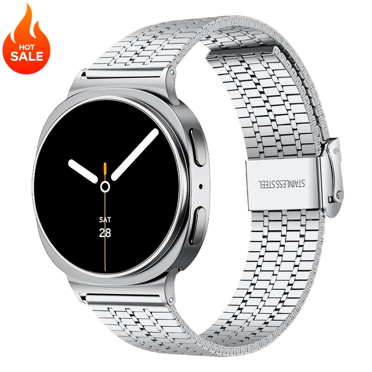 Steel Band For Samsung Galaxy Watch 8 Classic 46MM, Galaxy Watch 8, 40MM, 44MM, Ultra 47MM