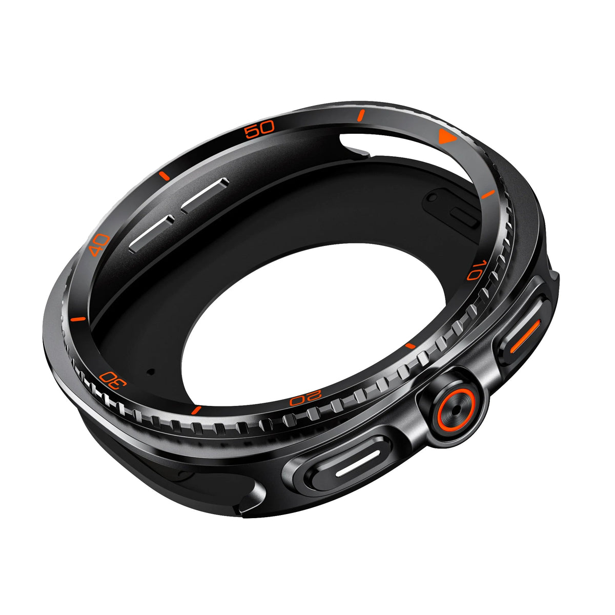 Premium Metal Case for Samsung Galaxy Watch 8 44mm 40mm, Heavy Duty Protective Cover