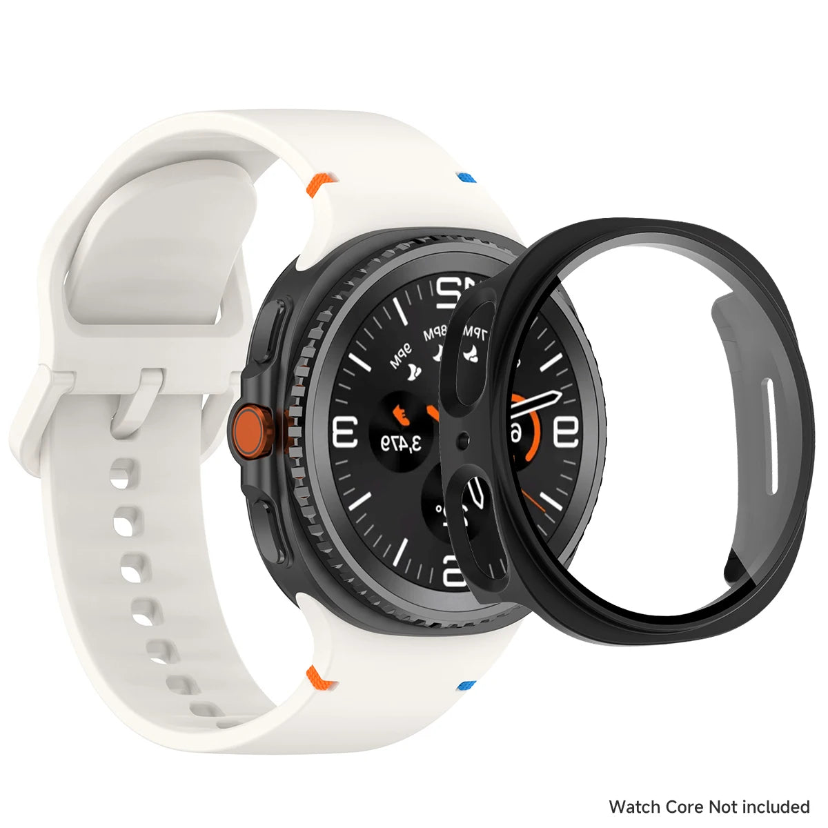 Case+Silicone Strap For Samxung Galaxy Watch 8 40MM, 44MM