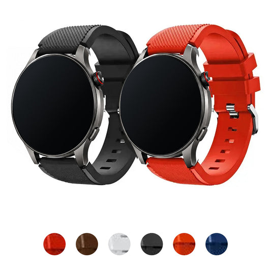 Amazfit Balance, GTR, GTS & Bip Silicone Sport Band with Wide Keeper