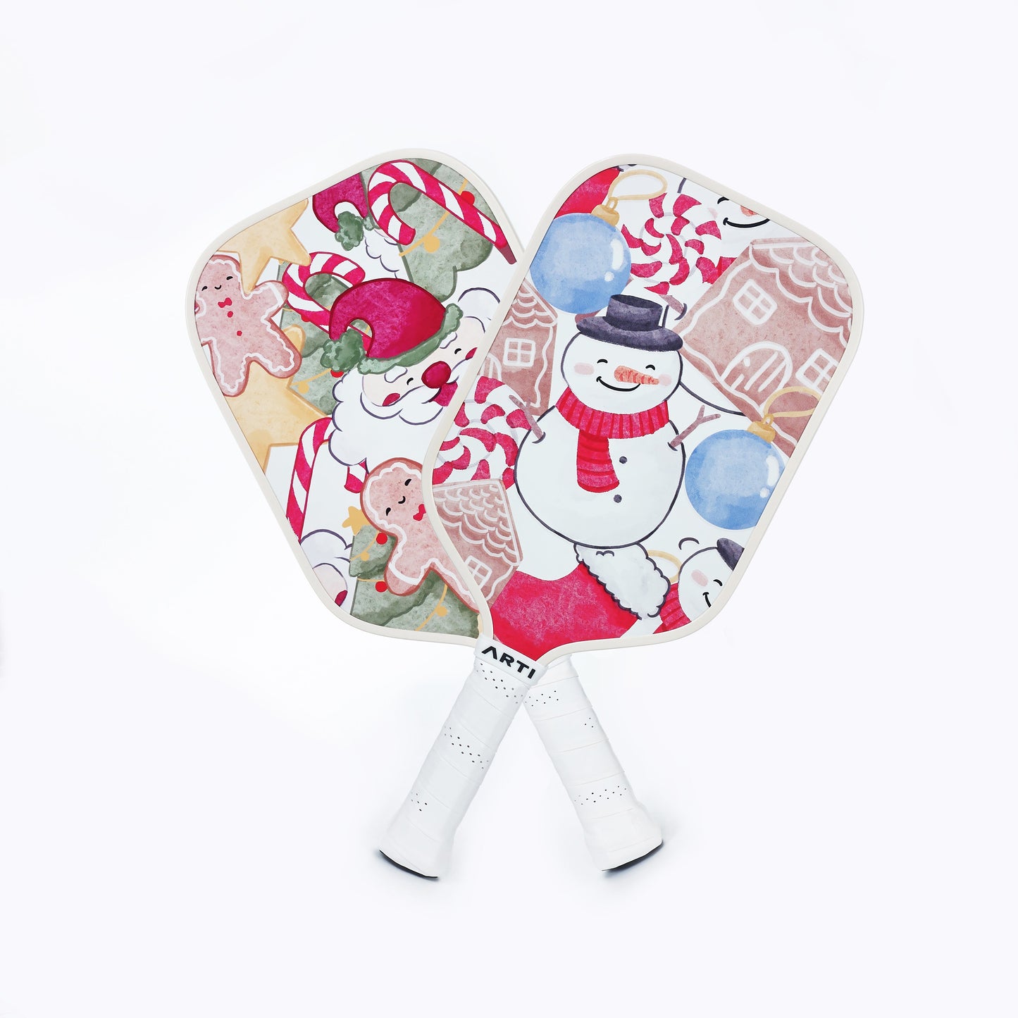 ARTI Fiberglass "Christmas Edition" Pickleball Paddle Set - USA Pickleball Approved