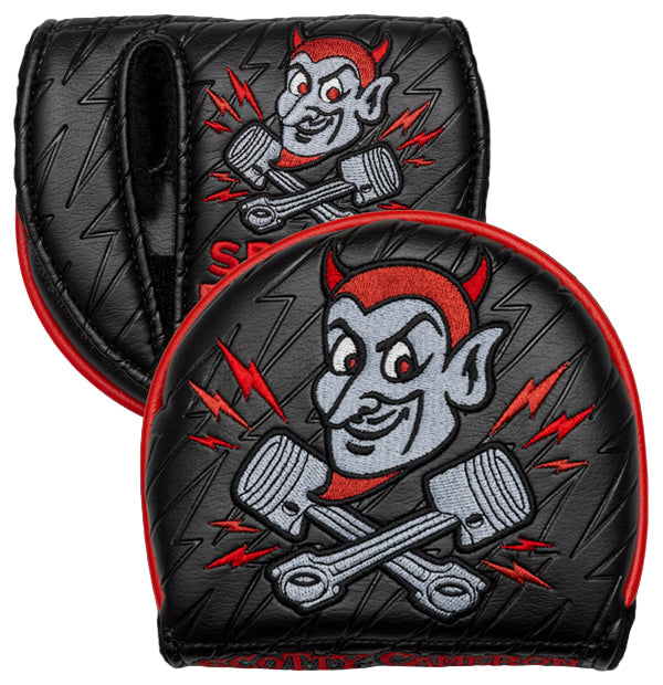 Scotty Cameron - Speed Demon Speed Shop Red/Black Mallet Putter Headcover