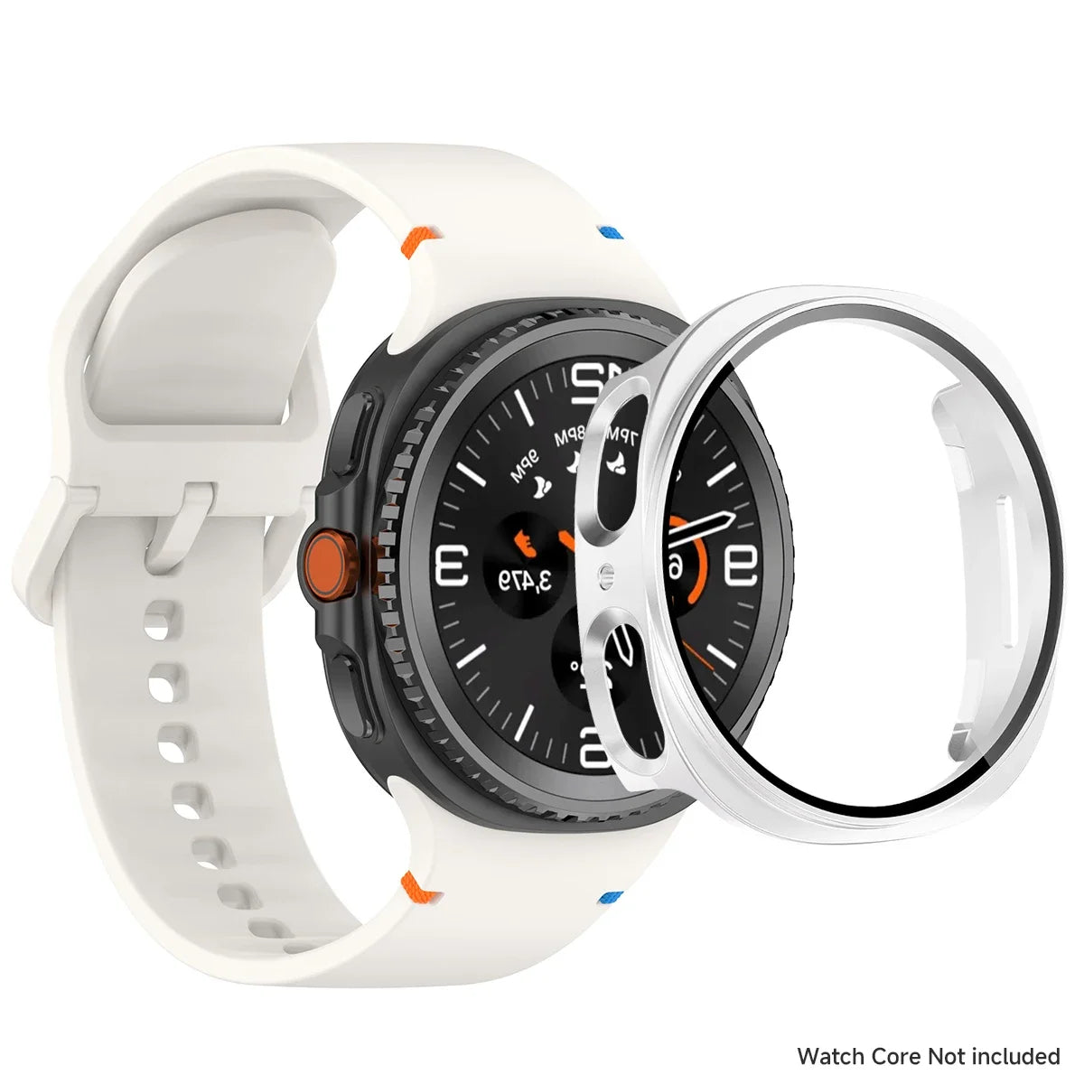 Case+Silicone Strap For Samxung Galaxy Watch 8 40MM, 44MM