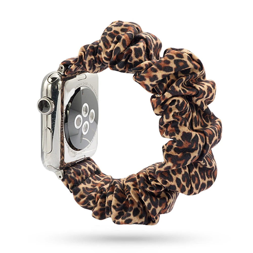 Scrunchie Elastic Apple Watch Armband Series 11/10/9/8/7/6/5/4/ SE / Ultra 1/2/3