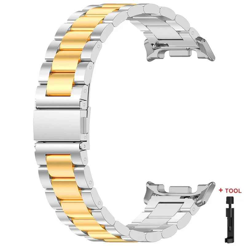 Luxury Stainless Steel Integrated Band for Samsung Galaxy Watch 8 & 7 I 40MM, 44MM, 46MM, 47MM