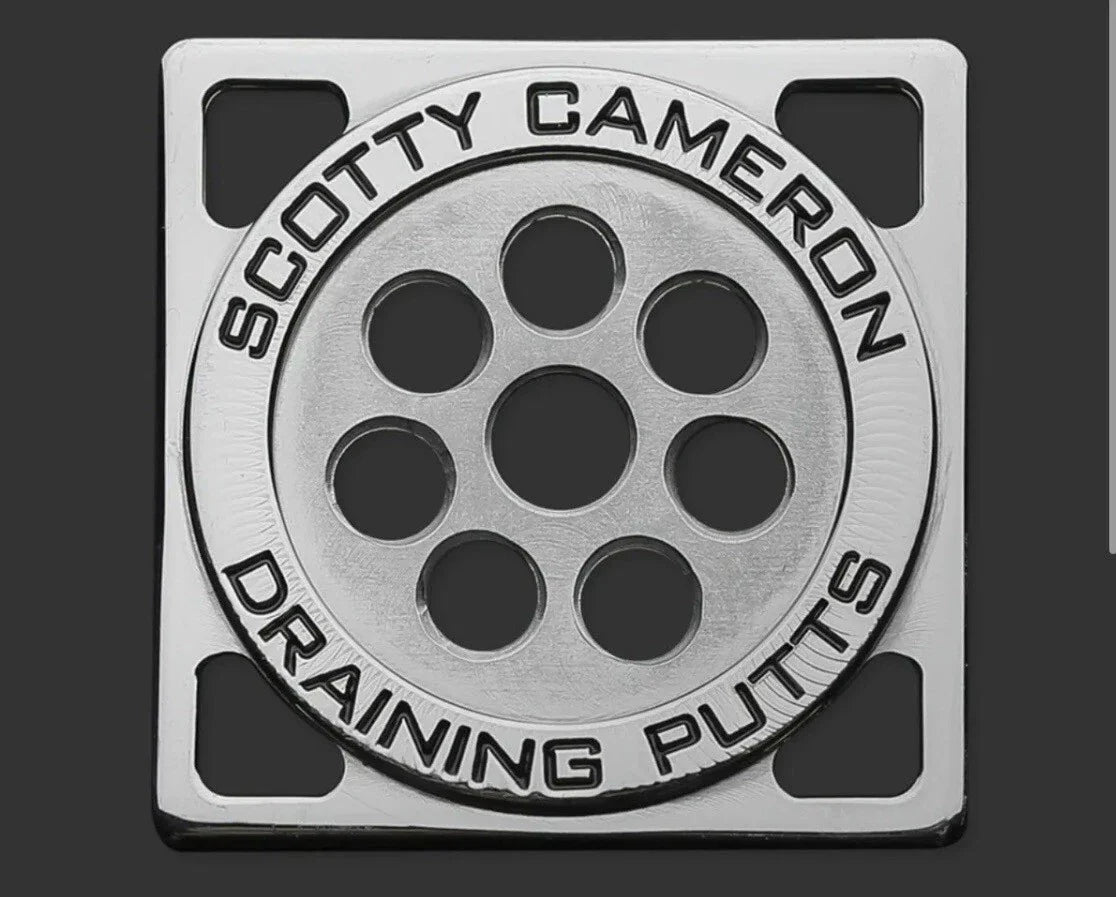 Scotty Cameron 2023 Cameron Coin Drain-O Square Round Ball Marker