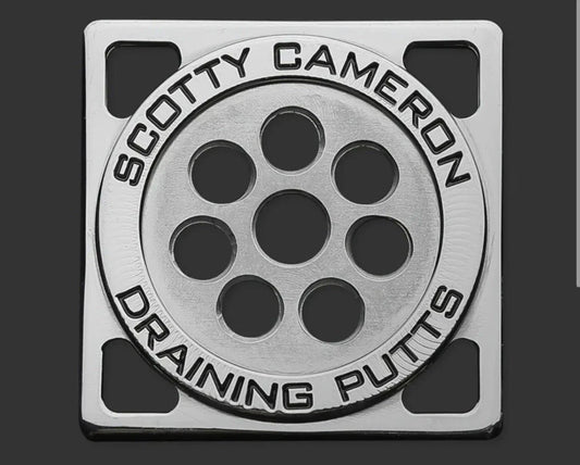 Scotty Cameron 2023 Cameron Coin Drain-O Square Round Ball Marker