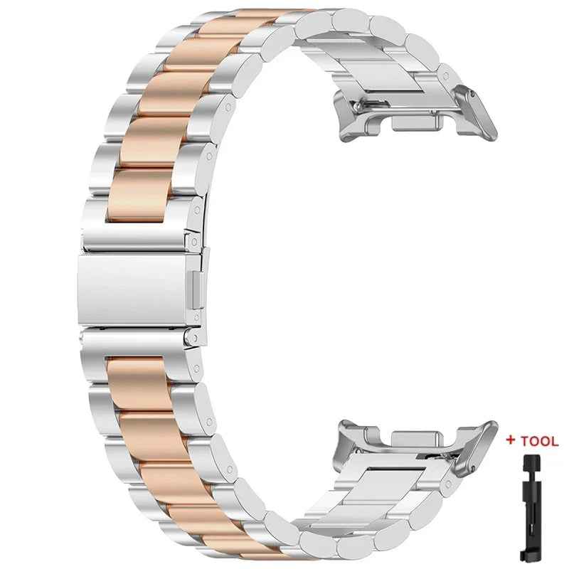 Luxury Stainless Steel Integrated Band for Samsung Galaxy Watch 8 & 7 I 40MM, 44MM, 46MM, 47MM