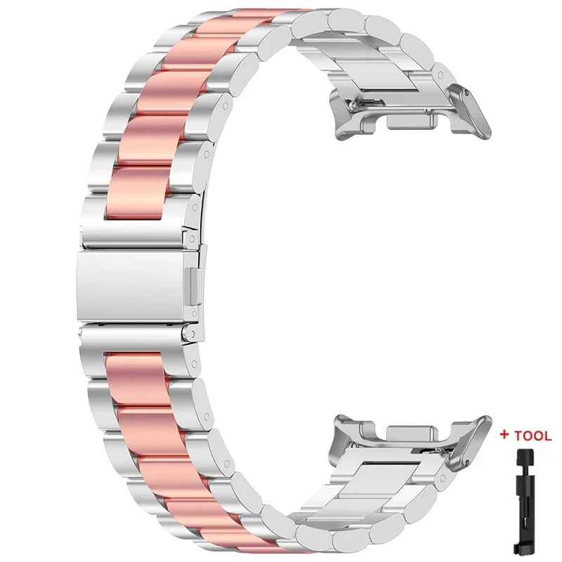Luxury Stainless Steel Integrated Band for Samsung Galaxy Watch 8 & 7 I 40MM, 44MM, 46MM, 47MM