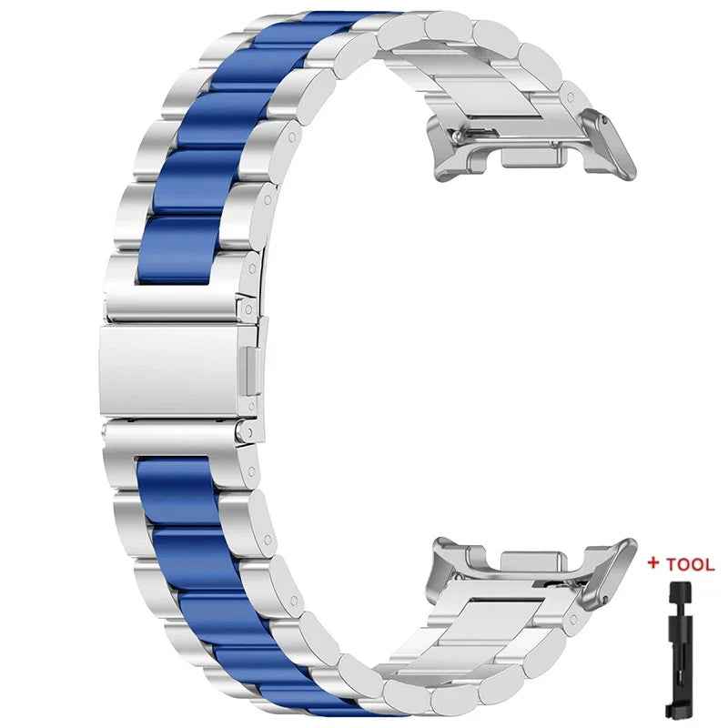 Luxury Stainless Steel Integrated Band for Samsung Galaxy Watch 8 & 7 I 40MM, 44MM, 46MM, 47MM