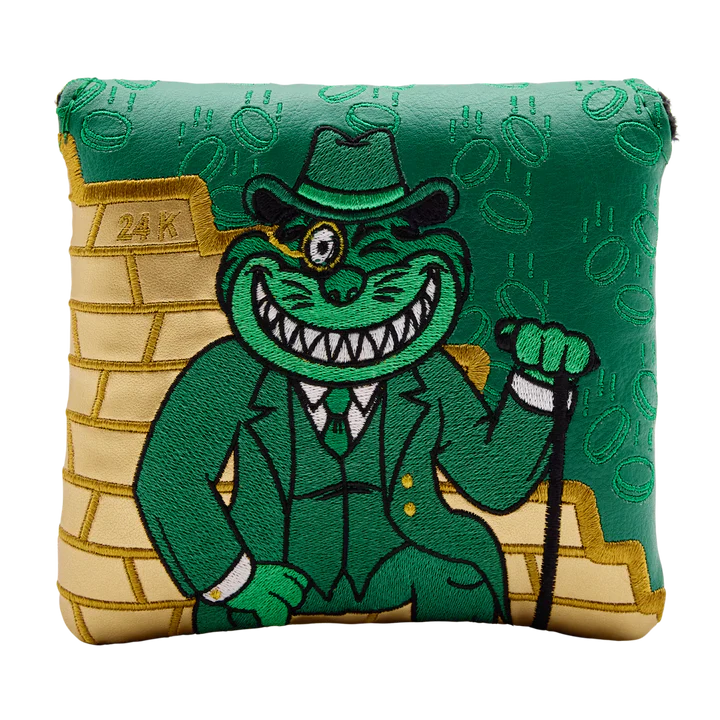 Bettinardi Gangster Cat Throne of Gold Mallet Putter Headcover