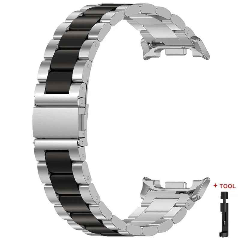 Luxury Stainless Steel Integrated Band for Samsung Galaxy Watch 8 & 7 I 40MM, 44MM, 46MM, 47MM