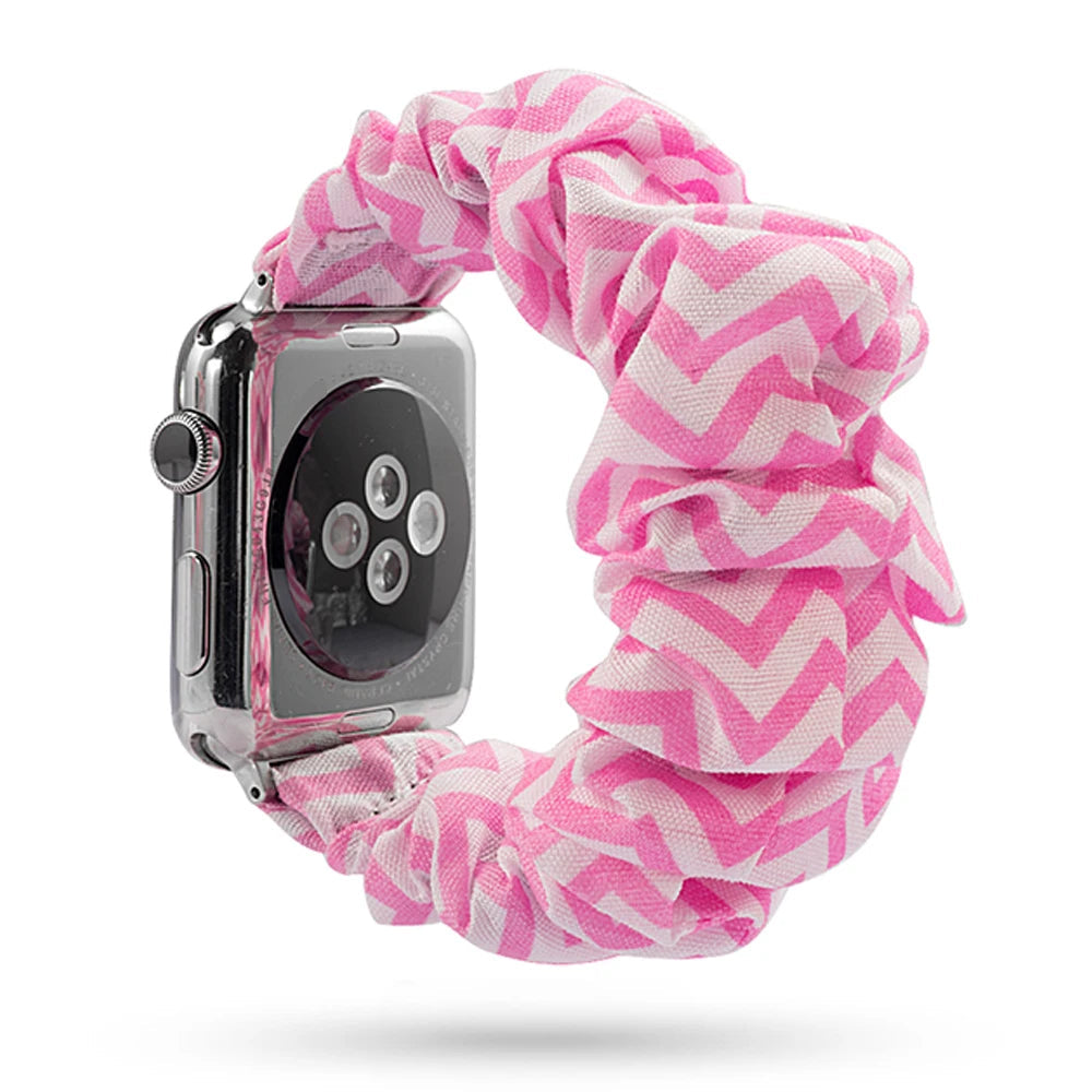 Scrunchie Elastic Apple Watch Armband Series 11/10/9/8/7/6/5/4/ SE / Ultra 1/2/3