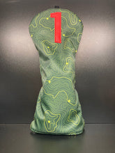 Load image into Gallery viewer, Topographic Golf Greens Headcover
