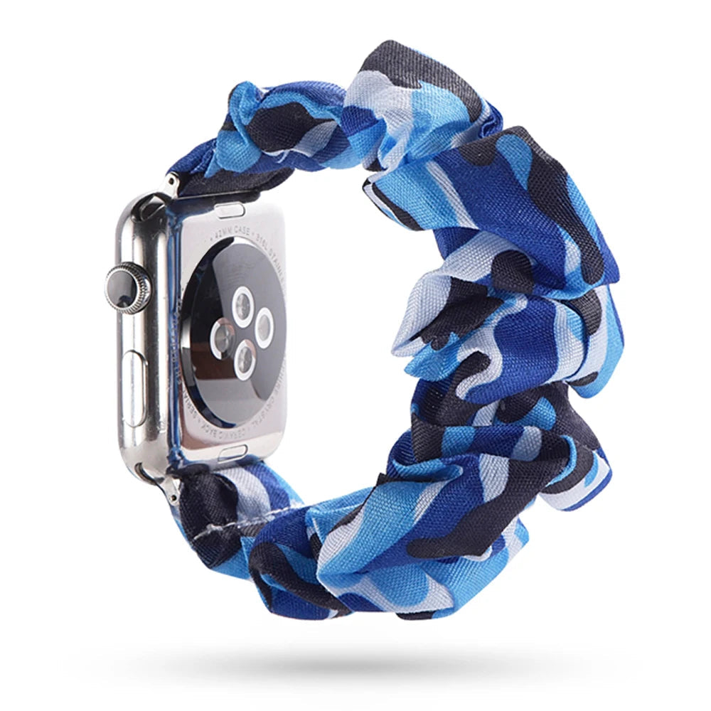 Scrunchie Elastic Apple Watch Armband Series 11/10/9/8/7/6/5/4/ SE / Ultra 1/2/3