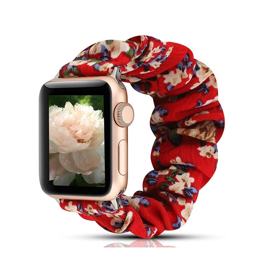 Scrunchie Elastic Apple Watch Armband Series 11/10/9/8/7/6/5/4/ SE / Ultra 1/2/3