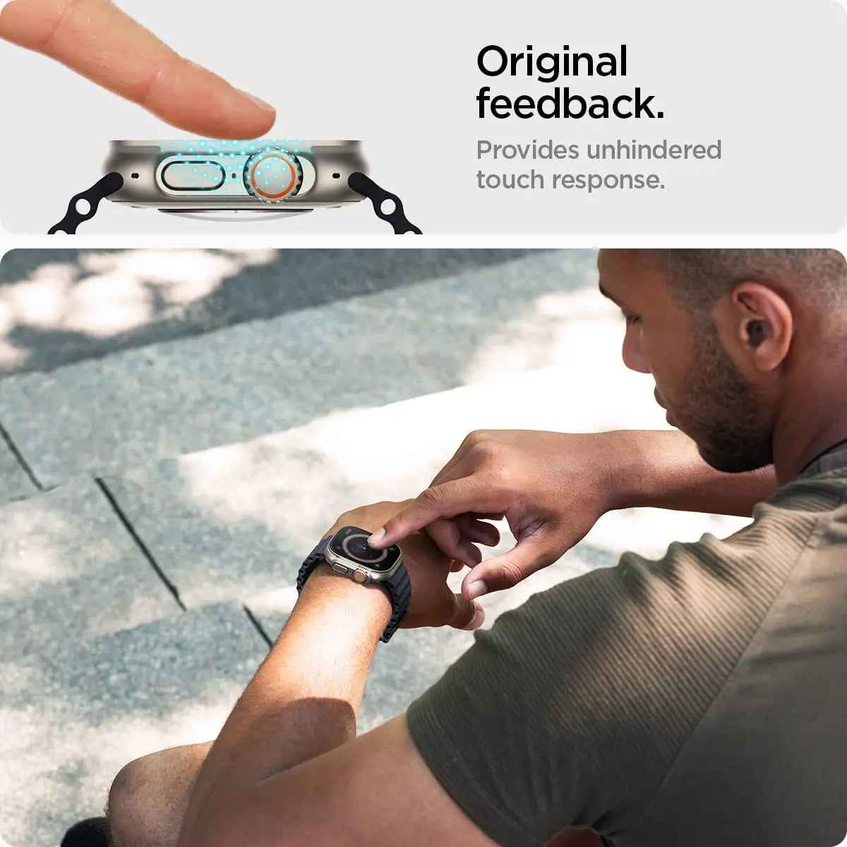 Apple Watch Ultra 49mm Tempered Glass Screen Protector