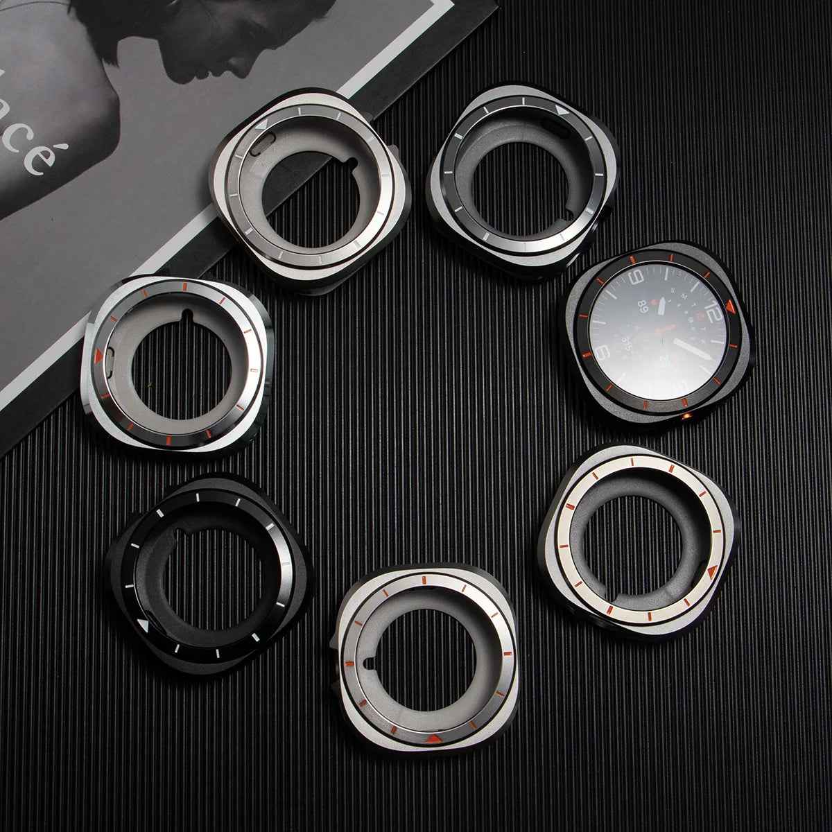 Samsung Galaxy Watch Ultra 47mm Metal Case - Anti-Fall Hard Alloy Frame + Protective