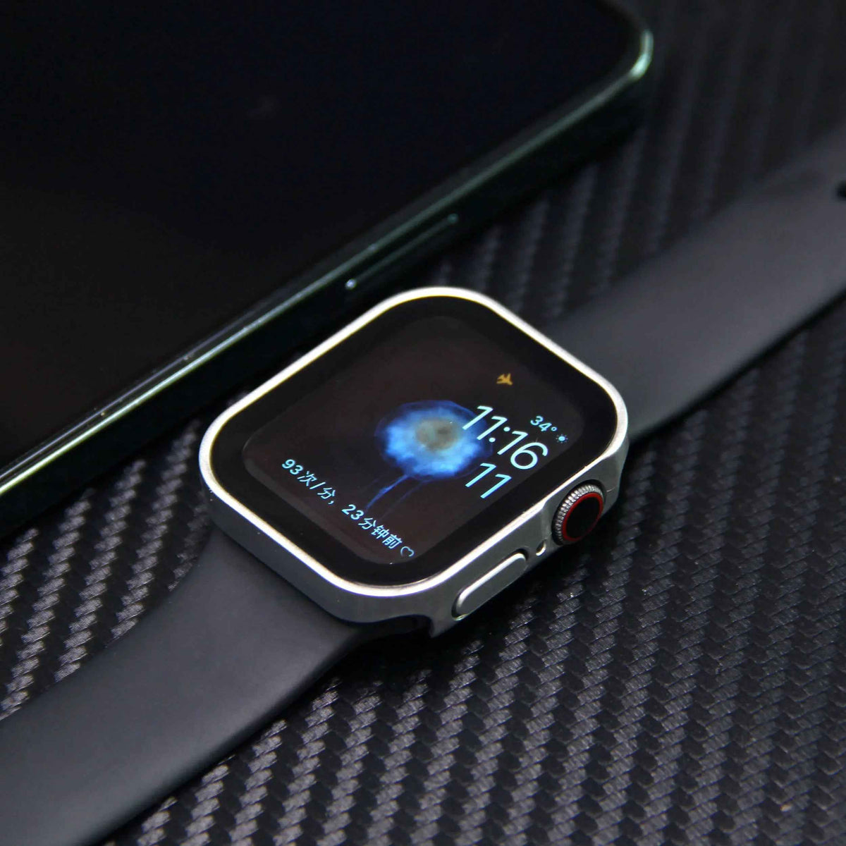 Case for Apple Watch 11, 10, 9, 8, 7, 6, 5, SE Screen Protector Glass+Cover