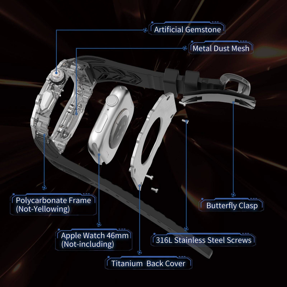 Apple Watch Modification Kit Series 10/11 46MM
