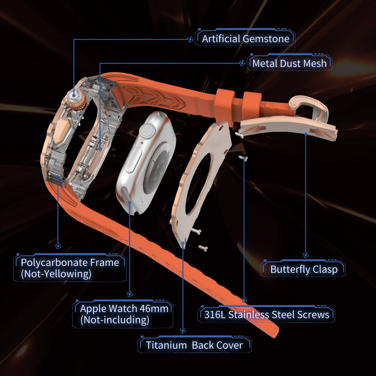 Apple Watch Modification Kit Series 10/11 46MM