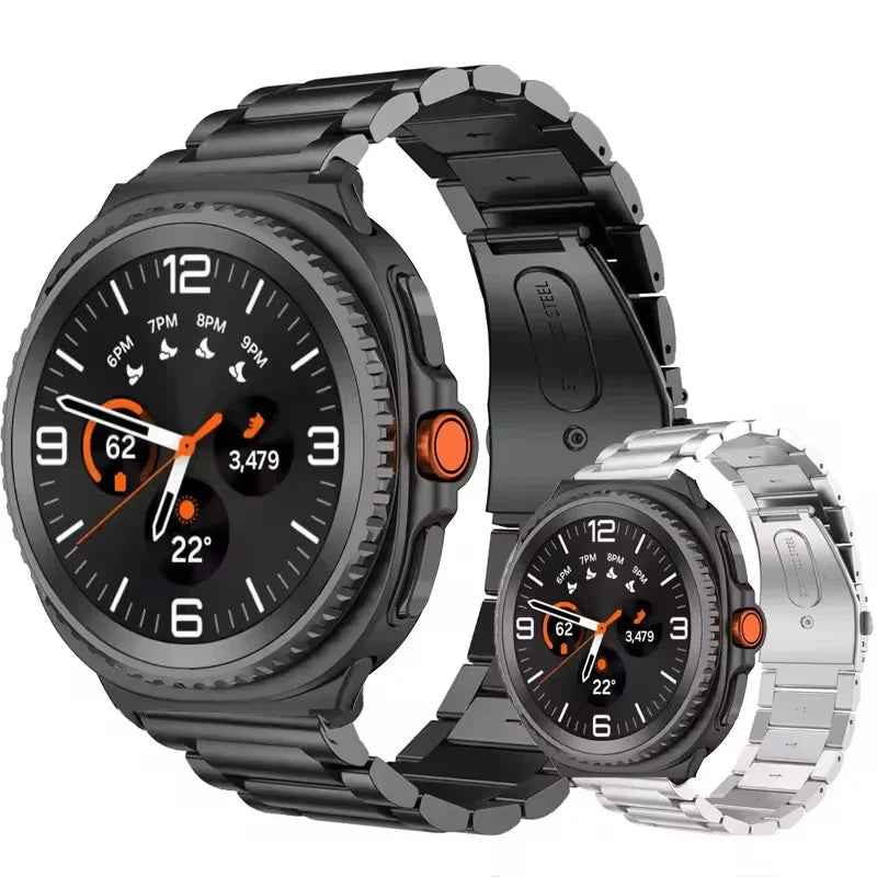 Luxury Stainless Steel Integrated Band for Samsung Galaxy Watch 8 & 7 I 40MM, 44MM, 46MM, 47MM