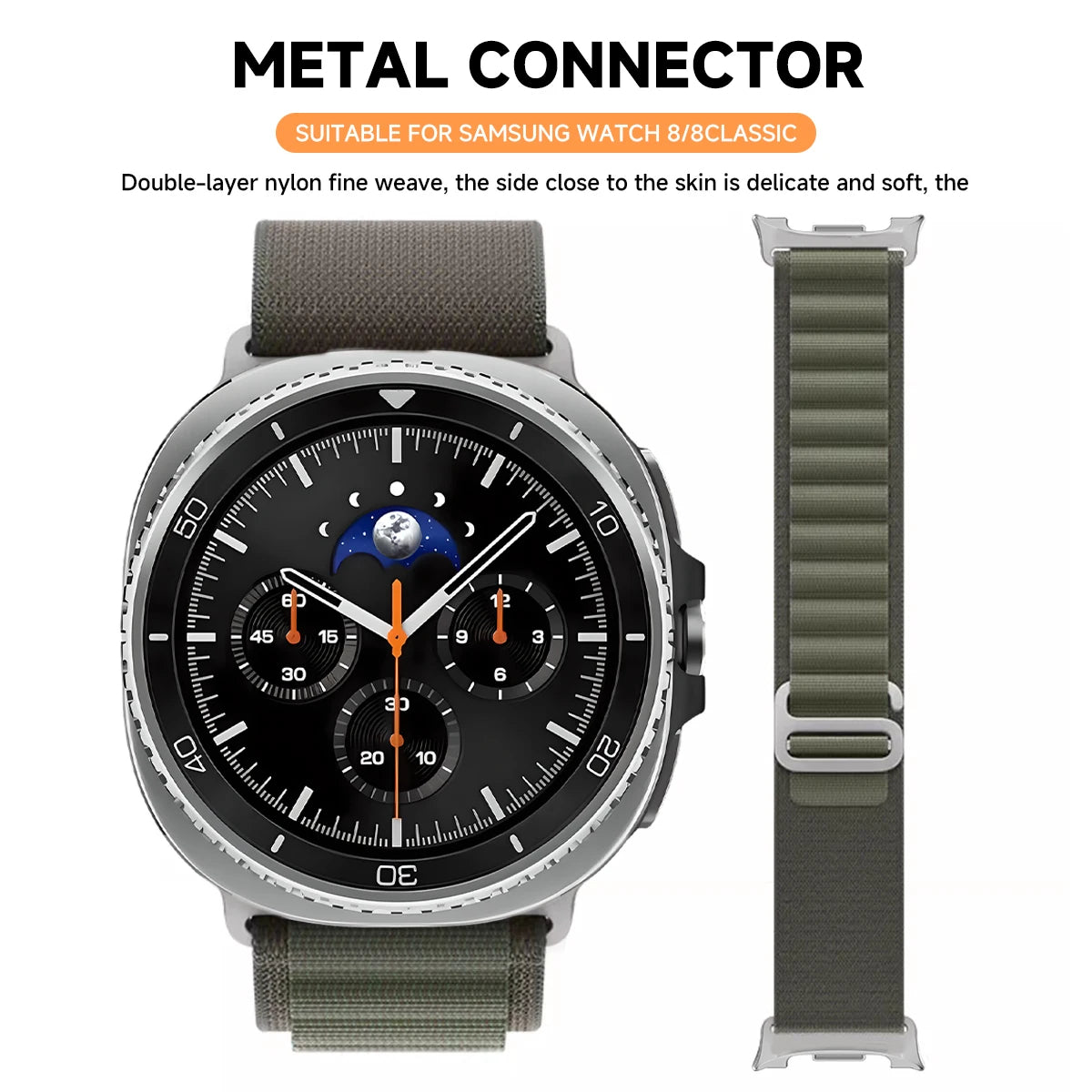 Alpine Loop Strap for Samsung Galaxy Watch 8 40MM 44MM, 46MM
