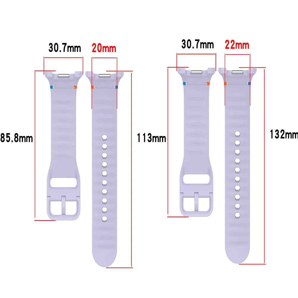 Case+Silicone Strap For Samxung Galaxy Watch 8 40MM, 44MM