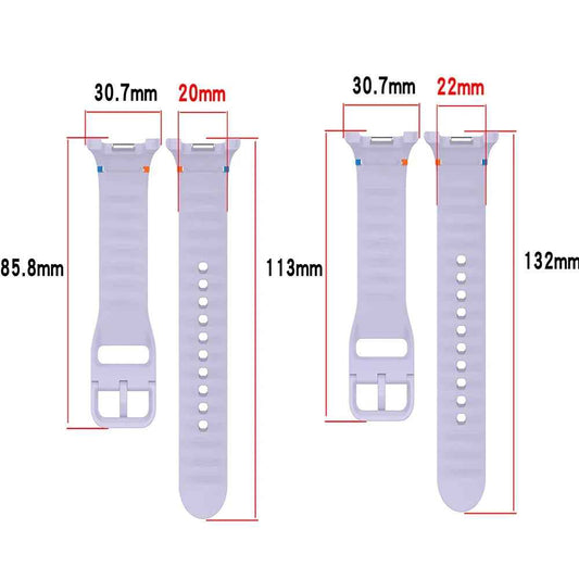 Case+Silicone Strap For Samxung Galaxy Watch 8 40MM, 44MM