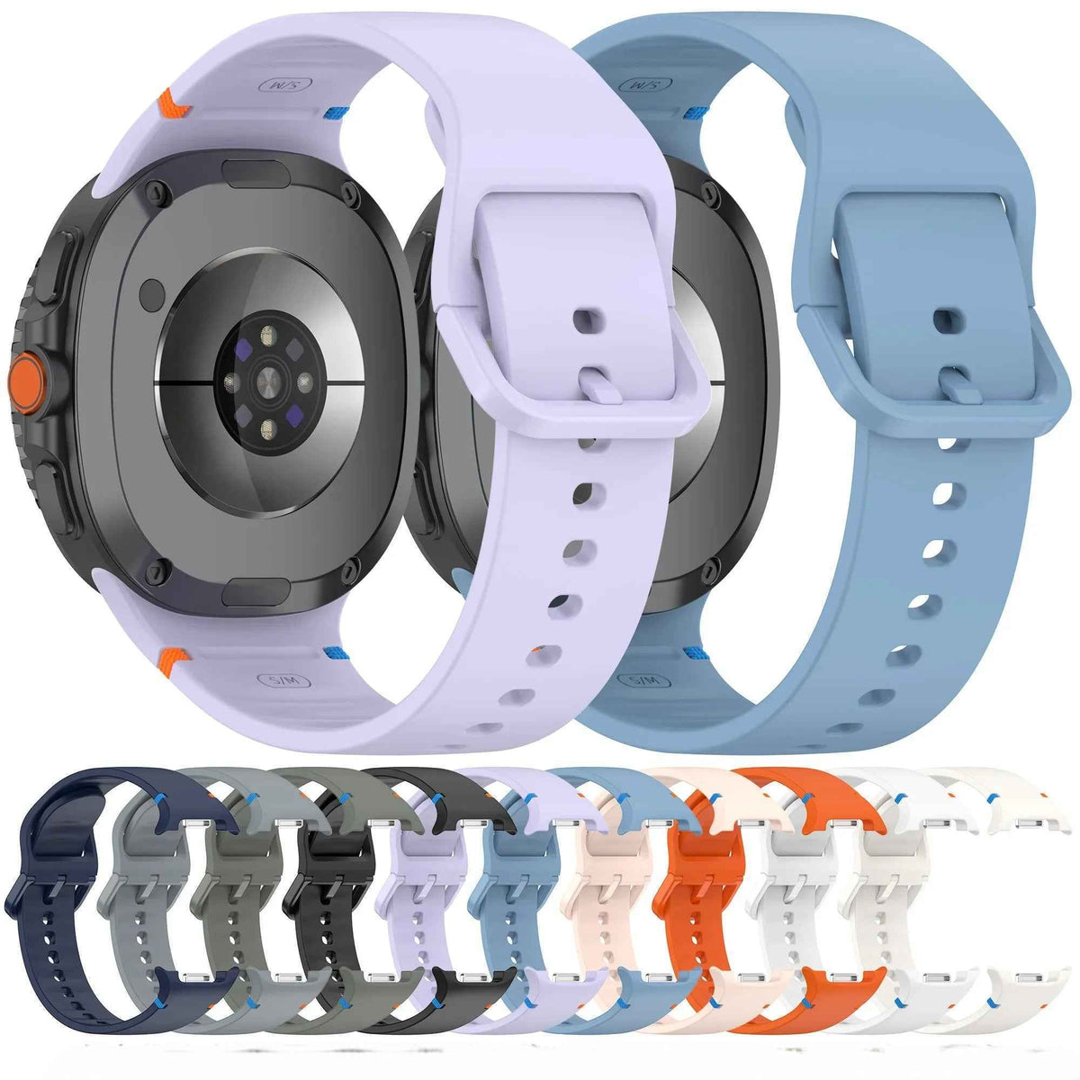 Silicone Band For Samsung Galaxy Watch 8 Classic 46MM, Galaxy Watch 8 40MM, 44MM