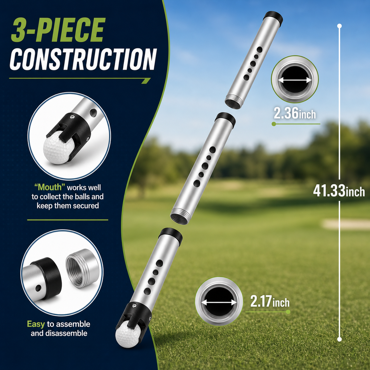 Golf Ball Picker (Detachable)