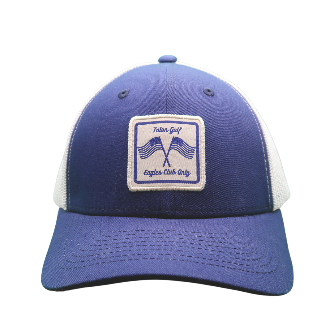 American Navy/White Mesh Trucker