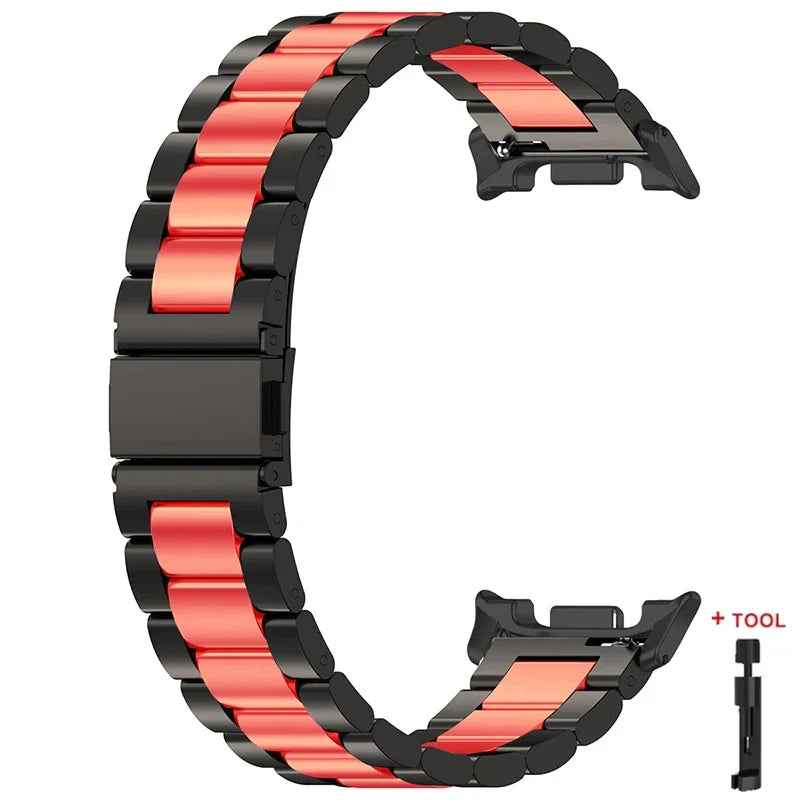 Luxury Stainless Steel Integrated Band for Samsung Galaxy Watch 8 & 7 I 40MM, 44MM, 46MM, 47MM