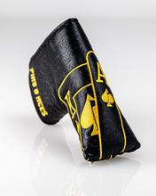 Load image into Gallery viewer, Black/Gold Ace of Spades - Blade Putter Cover

