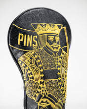 Load image into Gallery viewer, Black/Gold King of Spades - Driver Cover

