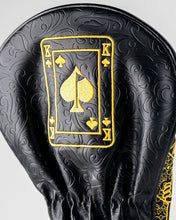 Load image into Gallery viewer, Black/Gold King of Spades - Driver Cover
