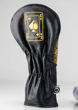 Load image into Gallery viewer, Black/Gold King of Spades - Driver Cover
