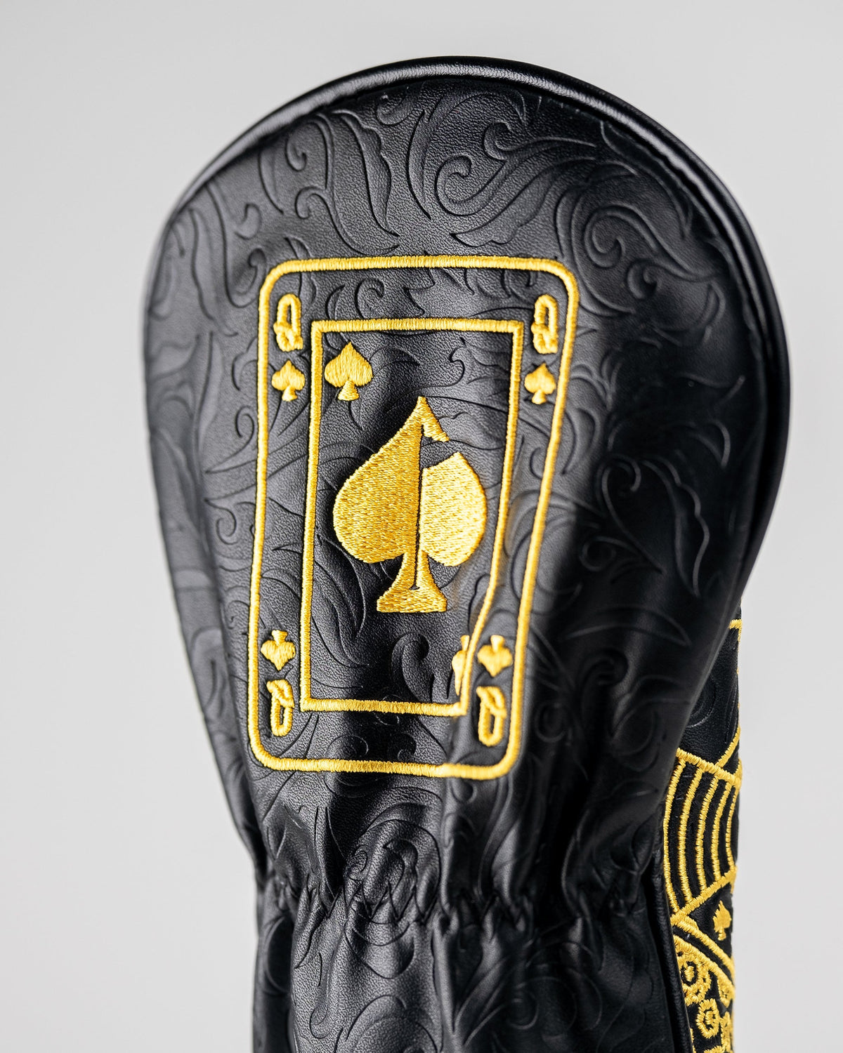 Black/Gold Queen of Spades - Fairway Headcover