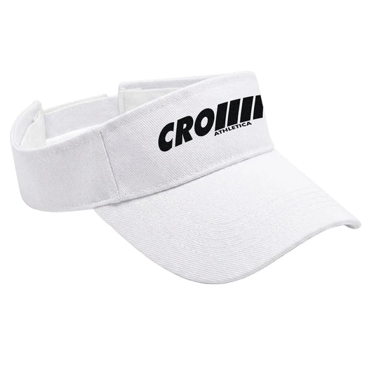 CROWN ATHLETICA /// Embroidered Logo Visor (WHITE)