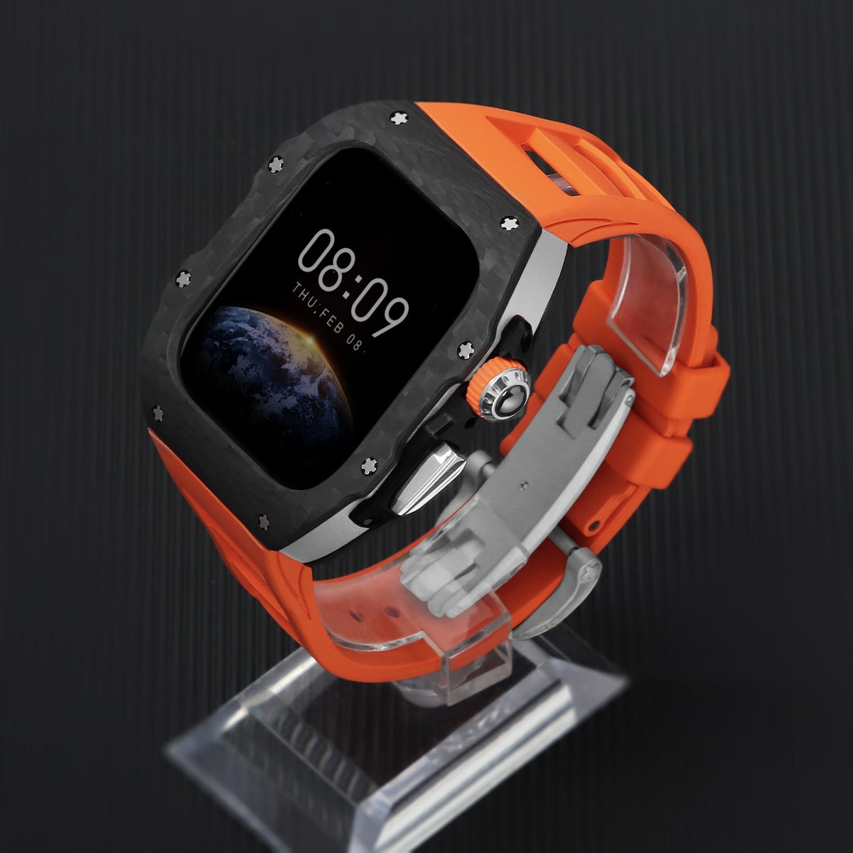 Luxury Mod Kit for Apple Watch 10/11 (42/46mm) - Silver Edition