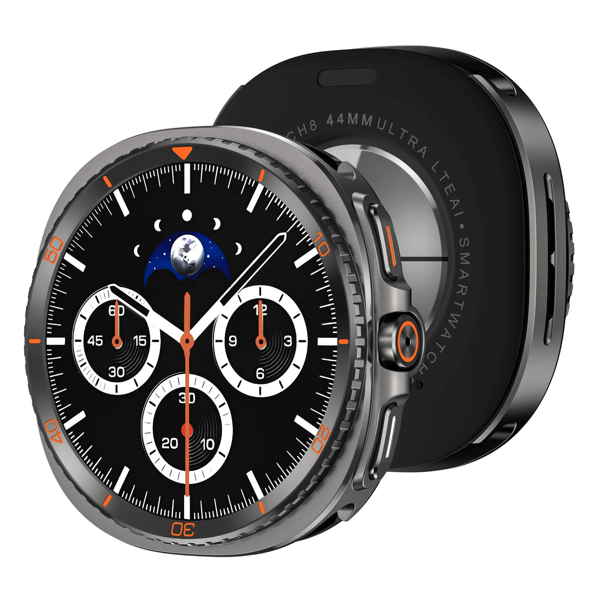 Premium Metal Case for Samsung Galaxy Watch 8 44mm 40mm, Heavy Duty Protective Cover
