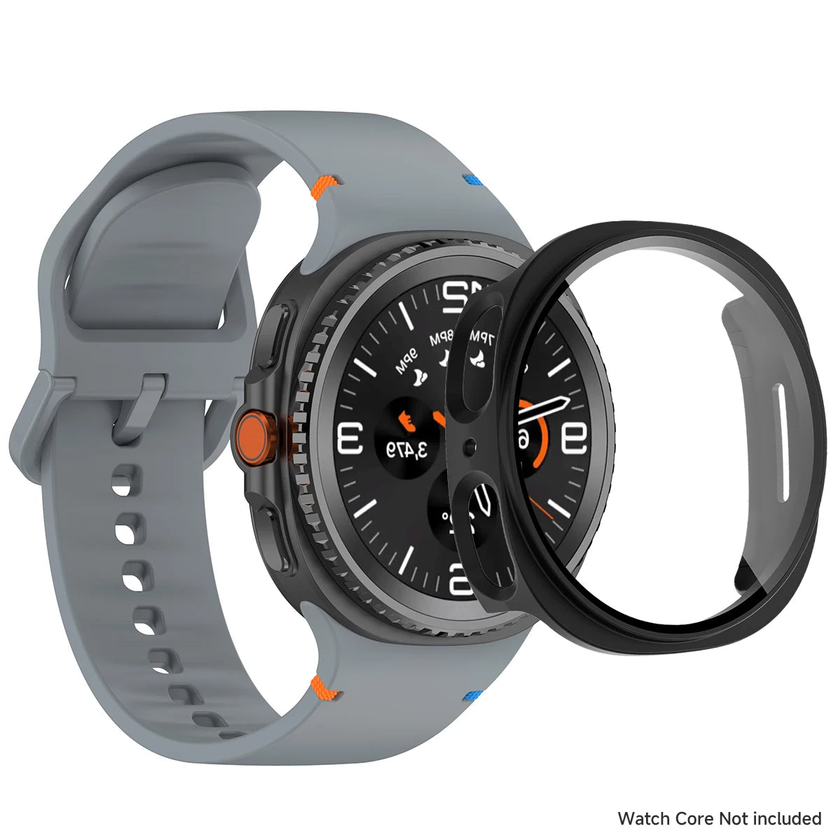 Case+Silicone Strap For Samxung Galaxy Watch 8 40MM, 44MM