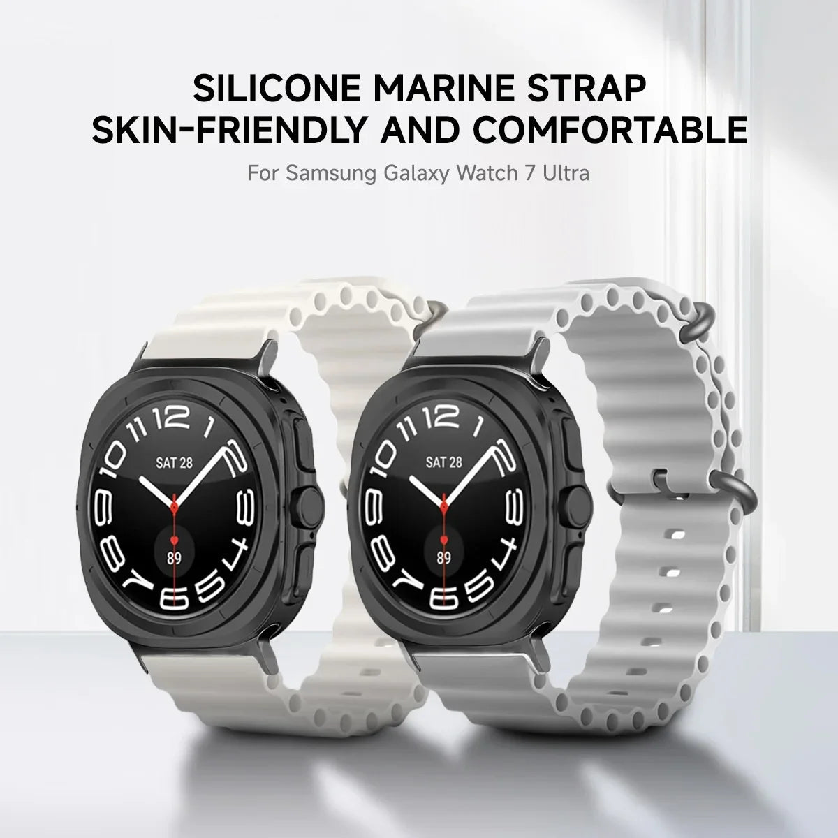 Ocean Silicone Samsung Galaxy 7 Ultra Watch Band 47MM
