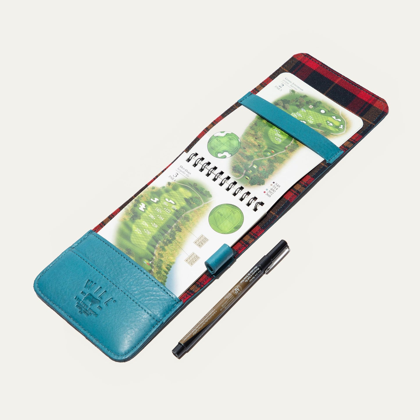 Leather Golf Yardage Book