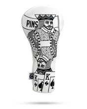 Load image into Gallery viewer, White Out King of Spades - Driver Cover
