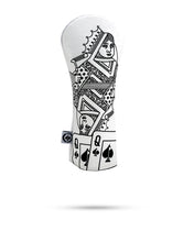 Load image into Gallery viewer, White Out Queen of Spades - Fairway Cover
