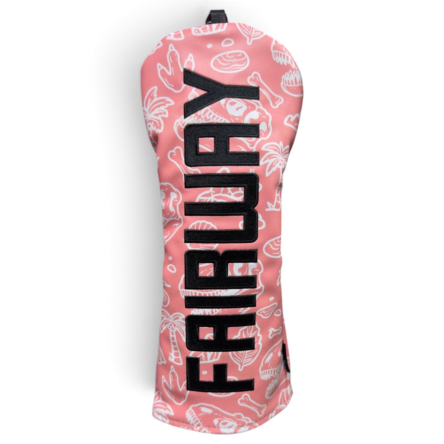 Fossil Fairways Fairway Headcover – Premium Faux Leather Fairway Cover – Elastic Fit – Embroidered Letters