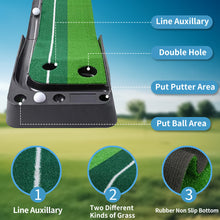 Load image into Gallery viewer, Golf Putting Mat Portable (8FT/10FT)
