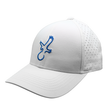 Load image into Gallery viewer, White/Blue Eagle Performance Hat
