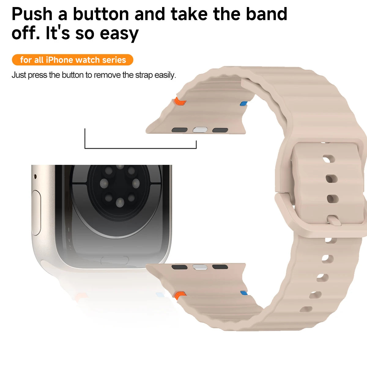 Strap For Apple Watch Band Series 11/10/9/8/7/6/5/4/ SE / Ultra 1/2/3 - Stylish & Protective